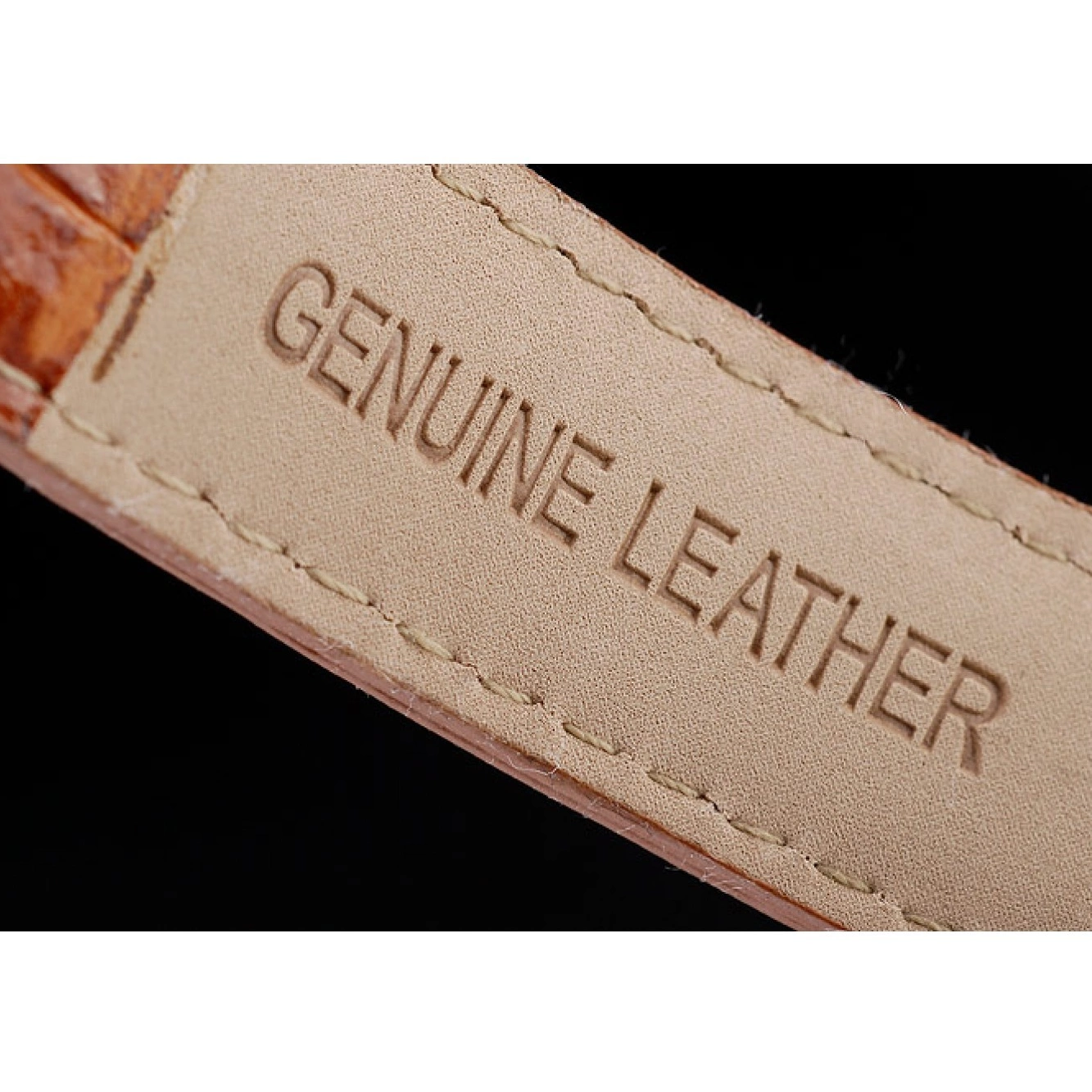 Rolex aaa copy Lady Dial Tachymeter Rolex Strap Daytona Case Brown Steel Leather Stainless White 0711